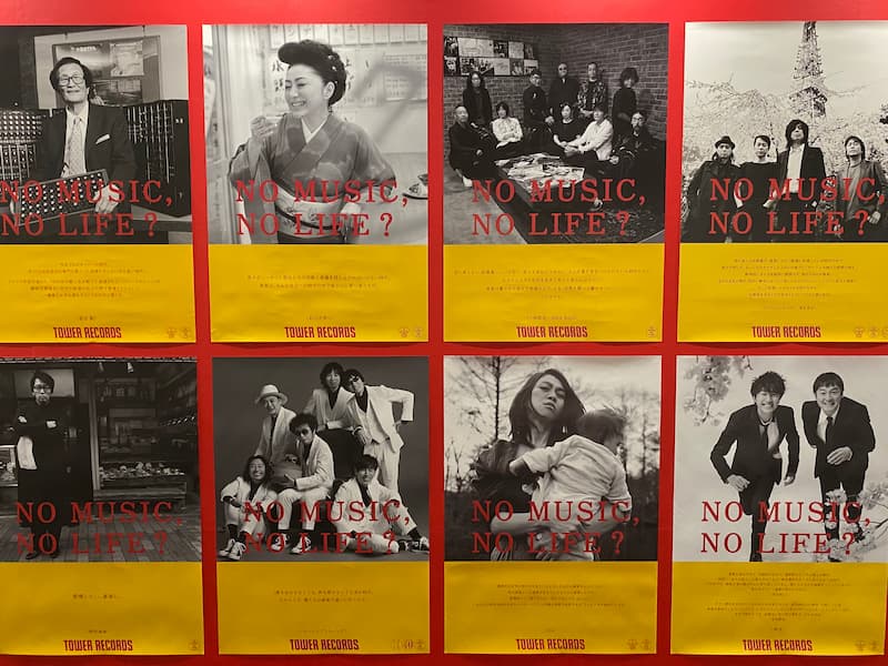 タワーレコードキャンペーン「NO MUSIC, NO LIFE.」ポスター